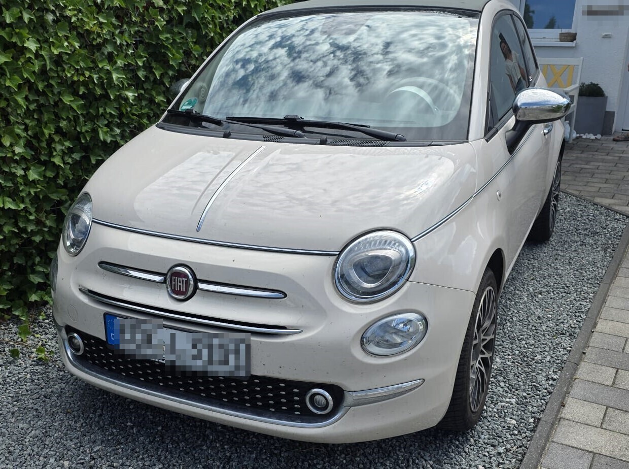 Fiat 500 mit neuer Scheibe